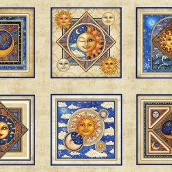 Celestial Sol - Cream Panel