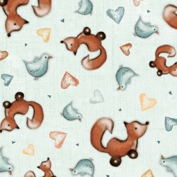 Heartfelt - Animal Toss Teal