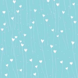 The Gift of Friendship - Hearts Teal