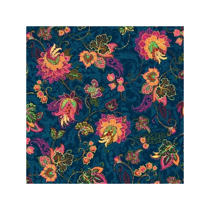 Ashtyn - Jacobean Navy