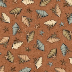 Adrift - Shells & Stars Terracotta