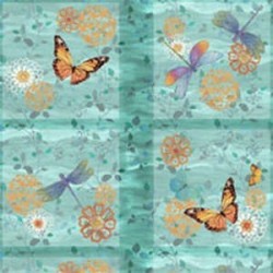 Motýli a vážky - panel
