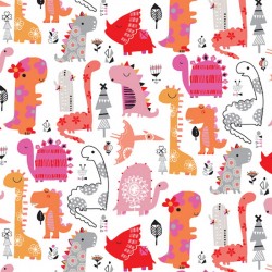 Play Time - Dinos Pink