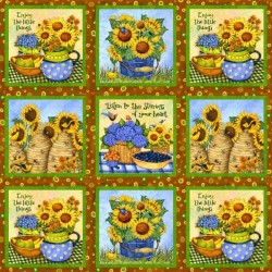 Sunny Blossom - 1/2 panel