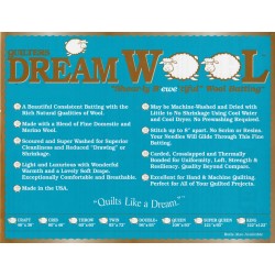 Vlněný vatelín Dream Wool -...