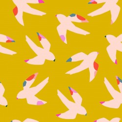 Rayon Bold & Bloom - Birds...