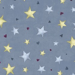 Rainbow Dreams - Stars Dusty Blue