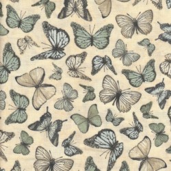 Mirabelle - Butterflies Teal