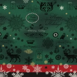Happy Holidays - Green 